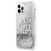 Калъф Guess Big 4G Liquid Glitter Silver за Apple