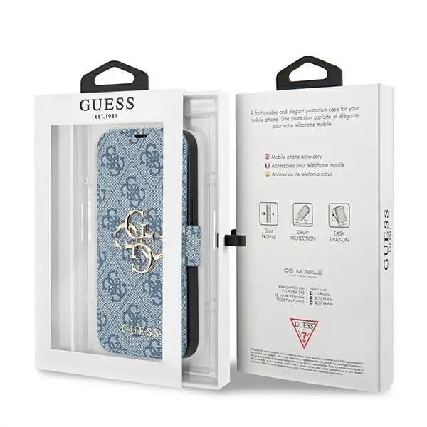 Калъф Guess GUBKP13M4GMGBL за iPhone 13 6.1’’ син