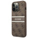 Калъф Guess GUHCP13L4GDBR за iPhone 13 Pro / 13 6.1 кафяв