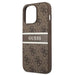 Калъф Guess GUHCP13L4GDBR за iPhone 13 Pro / 13 6.1 кафяв