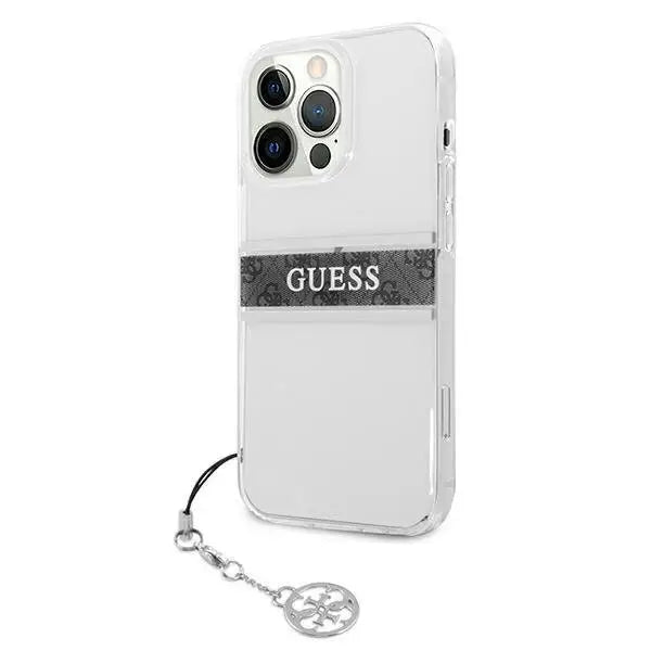 Калъф Guess GUHCP13LKB4GGR 4G сив Strap Charm