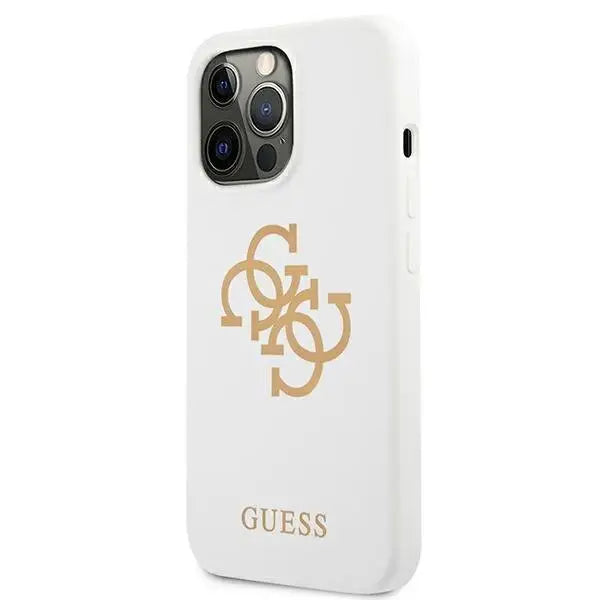 Калъф Guess GUHCP13LLS4GGWH за iPhone 13 Pro / 13 6.1’’ бял