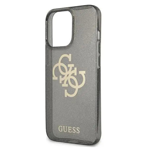 Калъф Guess GUHCP13LPCUGL4GBK Glitter 4G Big Logo