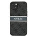 Калъф Guess GUHCP13S4GDGR 4G Stripe за iPhone 13 mini сив