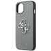 Калъф Guess Saffiano 4G Big Silver Logo за iPhone 13 Сив