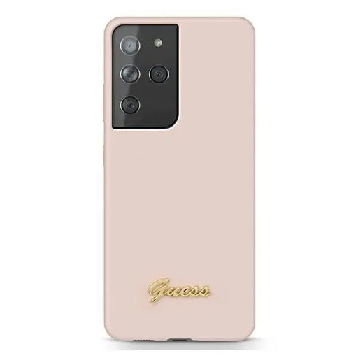 Калъф Guess Silicone Metal Logo Script за Samsung