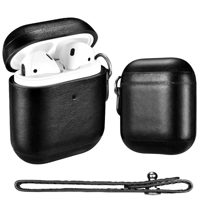 Калъф iCarer Leather Vintage IAP035-BK за AirPods 2