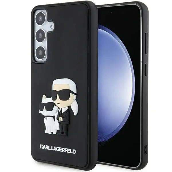 Калъф Karl Lagerfeld 3D за Samsung Galaxy S24 + черен