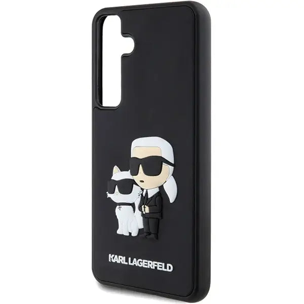 Калъф Karl Lagerfeld 3D за Samsung Galaxy S24 + черен