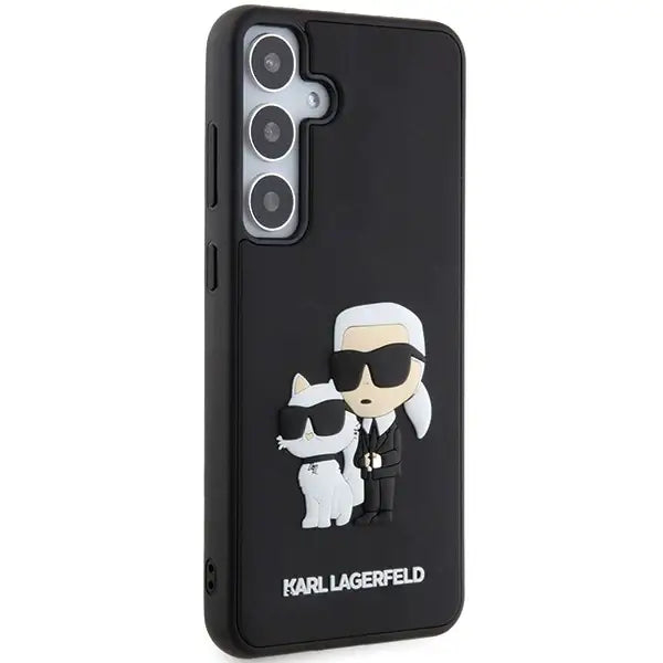 Калъф Karl Lagerfeld 3D за Samsung Galaxy S24 + черен