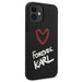 Калъф Karl Lagerfeld Forever за Apple iPhone 12 mini Черен