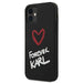 Калъф Karl Lagerfeld Forever за Apple iPhone 12 mini Черен