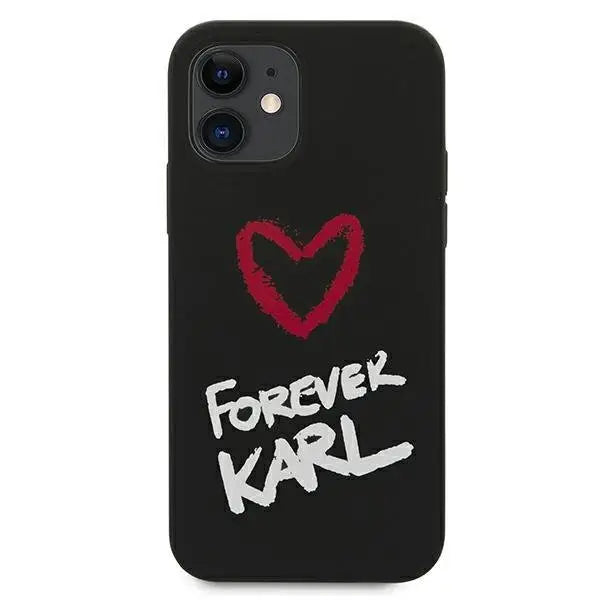 Калъф Karl Lagerfeld Forever за Apple iPhone 12 mini Черен