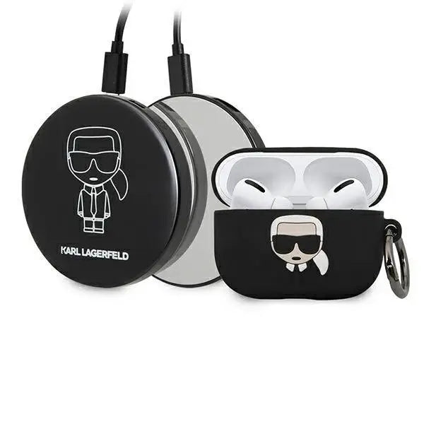 Калъф Karl Lagerfeld KLBPPBOAPK Ikonik за AirPods