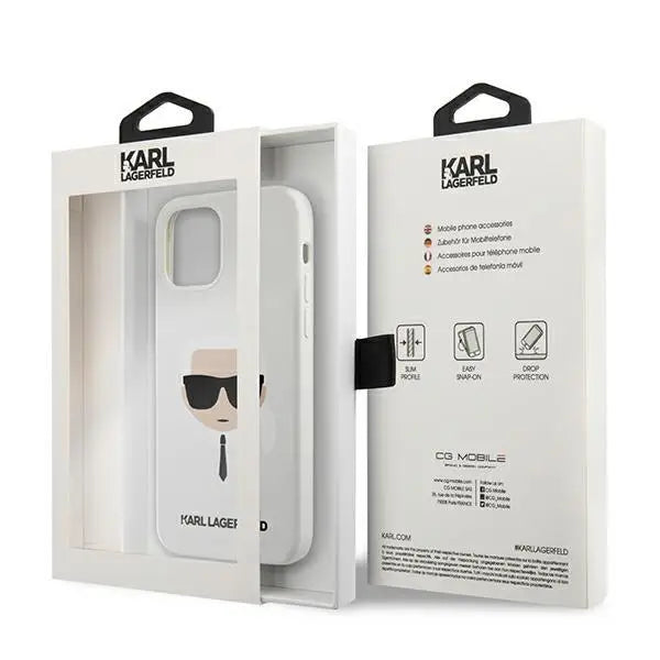 Калъф Karl Lagerfeld KLHCP12MSLKHWH hardcase Silicone