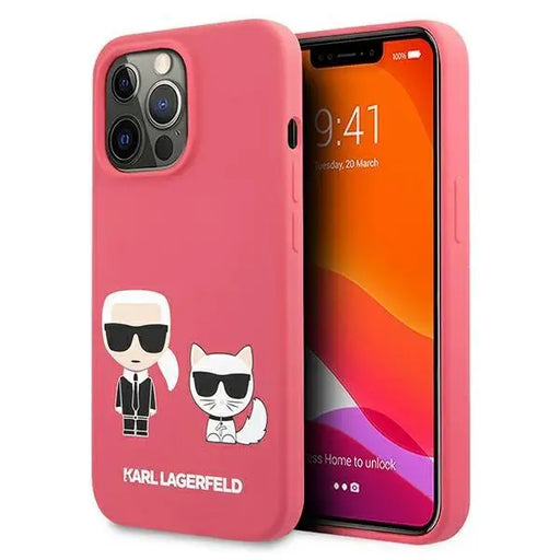 Калъф Karl Lagerfeld KLHCP13LSSKCP Silicone Karl &