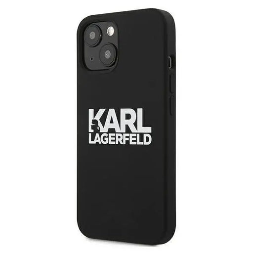 Калъф Karl Lagerfeld KLHCP13SSLKLRBK Silicone Stack