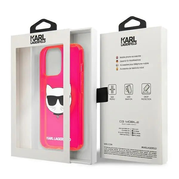 Калъф Karl Lagerfeld KLHCP13XCHTRP за iPhone 13 Pro Max 6.7