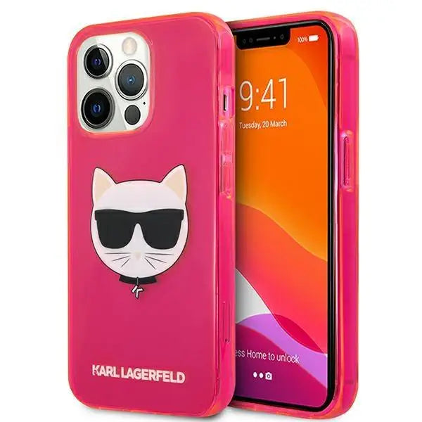 Калъф Karl Lagerfeld KLHCP13XCHTRP за iPhone 13 Pro Max 6.7