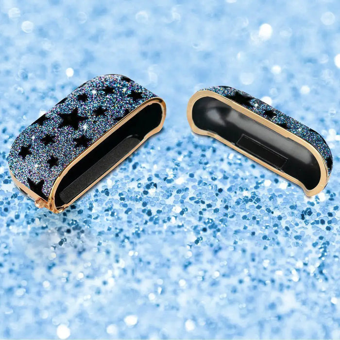 Калъф Kingxbar Black Star за AirPods Pro син