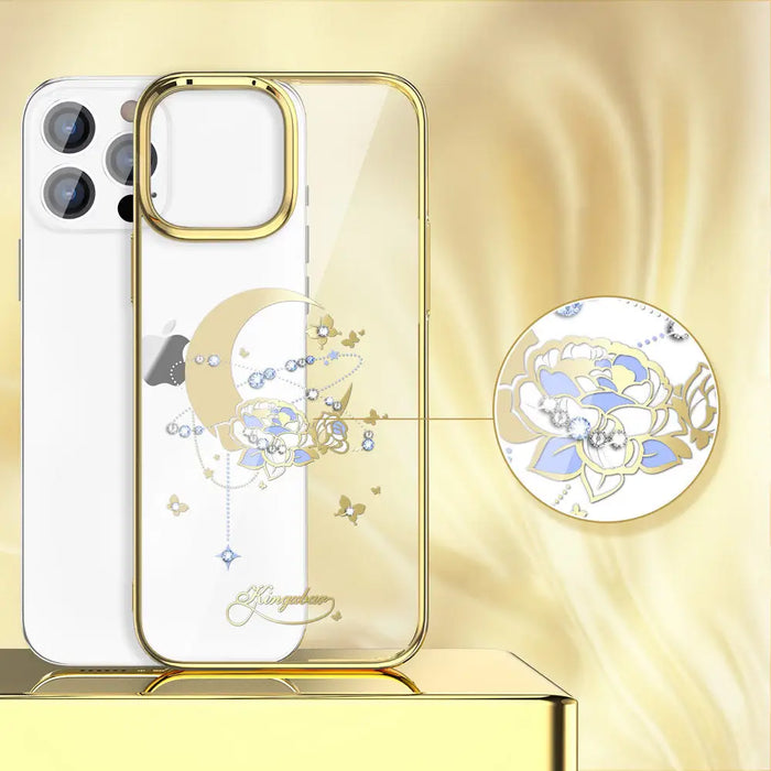 Калъф Kingxbar Moon Series Flower за iPhone 13 Pro