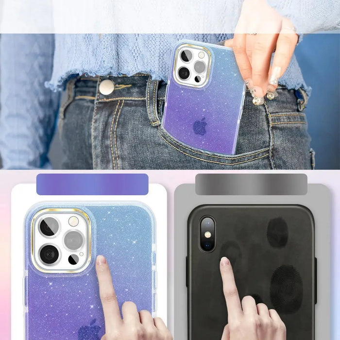 Калъф Kingxbar Ombre за iPhone 12 Pro / iPhone 12