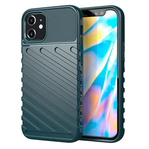 Калъф Thunder TPU Flexible Case за iPhone 12 Mini Зелен