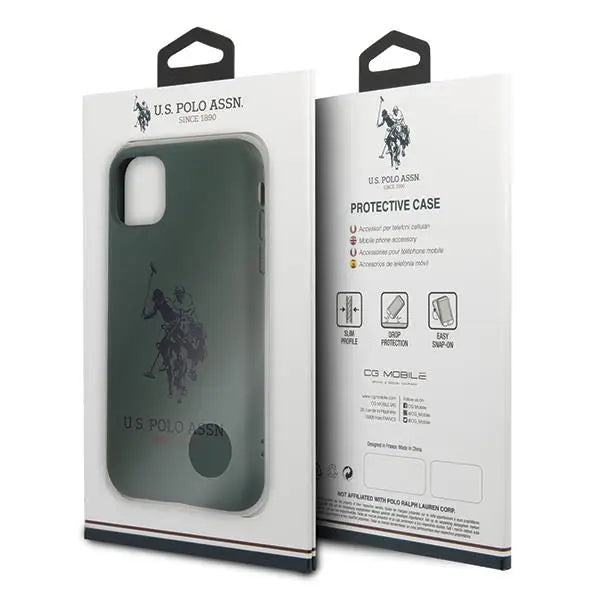 Калъф US Polo Big Horse за iPhone 11 Pro Green