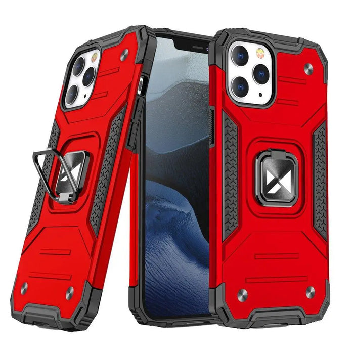 Калъф Wozinsky Ring Armor за iPhone 13 Pro Max червен