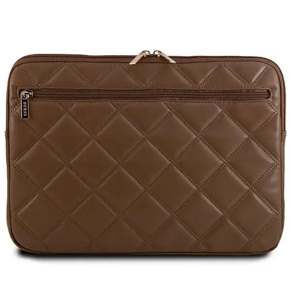 Калъф за лаптоп Guess Quilted 4G 14’ кафяв