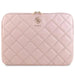 Калъф за лаптоп Guess Quilted 4G 14’ розов