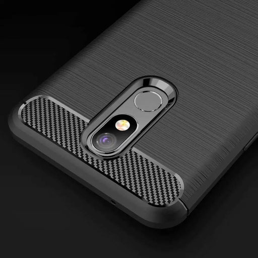 Калъф за телефон Carbon Case за LG K40 X420 черен