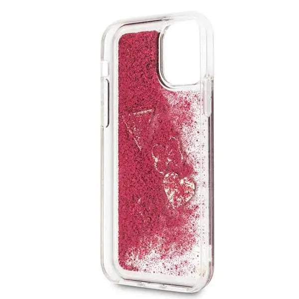 Калъф за телефон Guess Raspberry Glitter