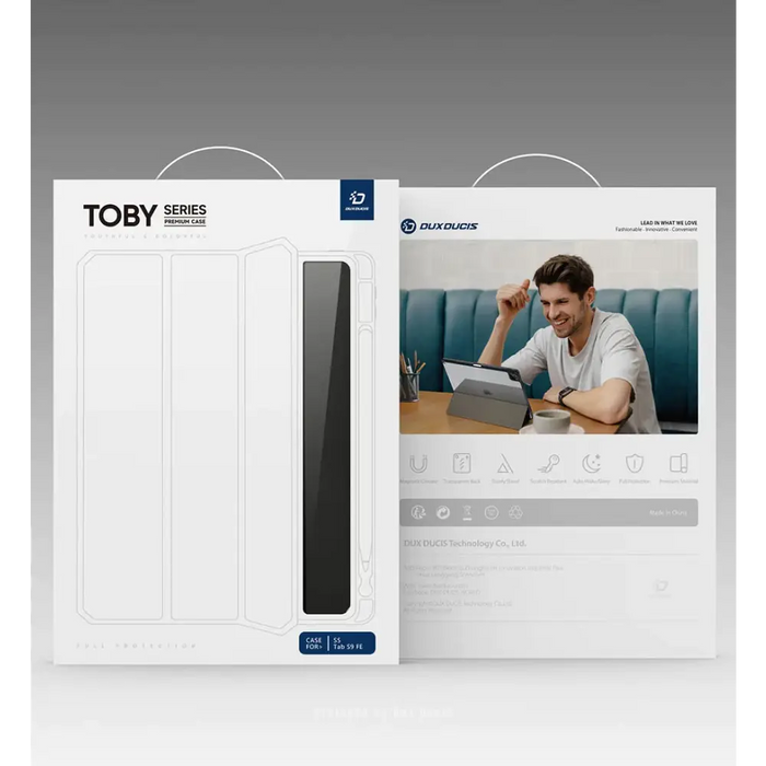 Калъф Dux Ducis Toby за Samsung Galaxy Tab S9 FE розов