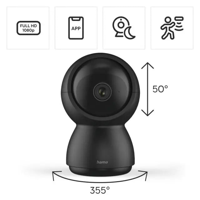 Камера за наблюдение HAMA 1080p WiFi За