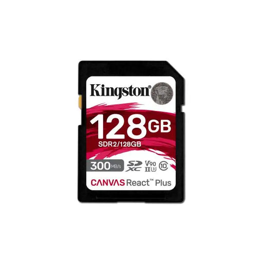 Карта памет Kingston Canvas React SDXC 128GB UHS-II