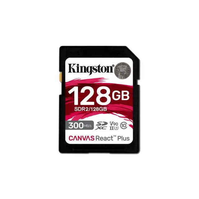 Карта памет Kingston Canvas React SDXC 128GB UHS-II