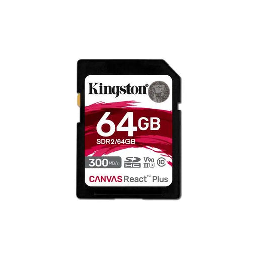 Карта памет Kingston Canvas React SDXC 64GB UHS-II