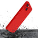 Кейс 3mk Hardy Silicone MagCase за Apple iPhone 14 червен