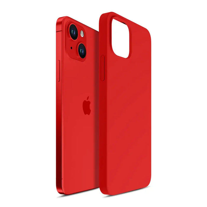 Кейс 3mk Hardy Silicone MagCase за Apple iPhone 14 червен