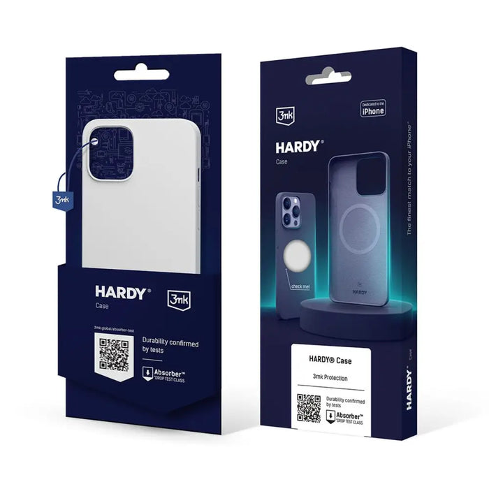 Кейс 3mk Hardy Silicone MagCase за Apple iPhone 14 Plus бял