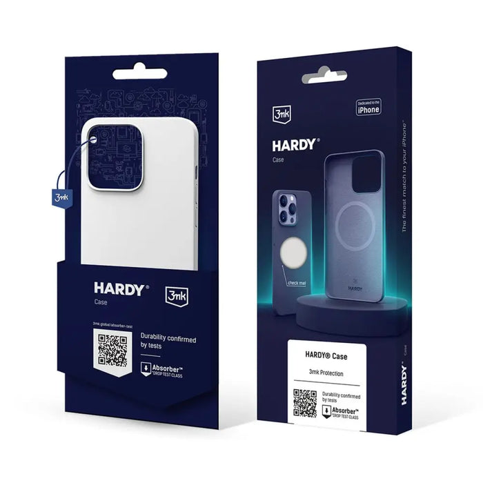 Кейс 3mk Hardy Silicone MagCase за Apple iPhone 14 Pro бял