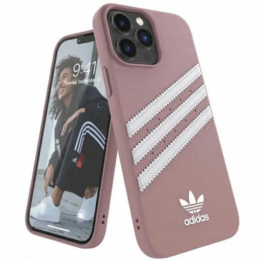 Кейс Adidas OR PU за iPhone 13 Pro Max 6.7’’ розов