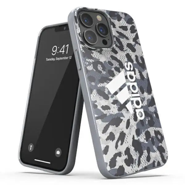 Кейс Adidas Snap Leopard за Apple iPhone 13 Pro Max Сив