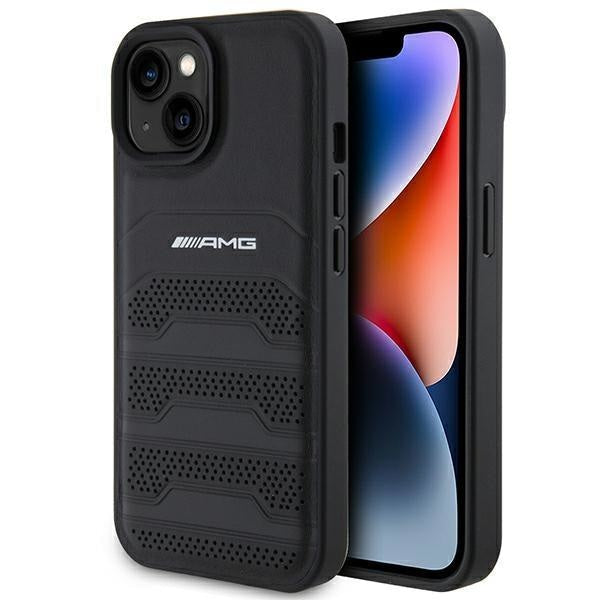 Кейс AMG AMHCP15MGSEBK за iPhone 15 Plus 6.7 черен / черен