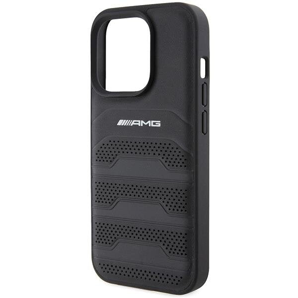 Кейс AMG AMHCP15XGSEBK за iPhone 15 Pro Max 6.7 черен /