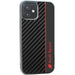 Кейс Audi Carbon Fiber Stripe за iPhone 11 / Xr 6.1 черен /