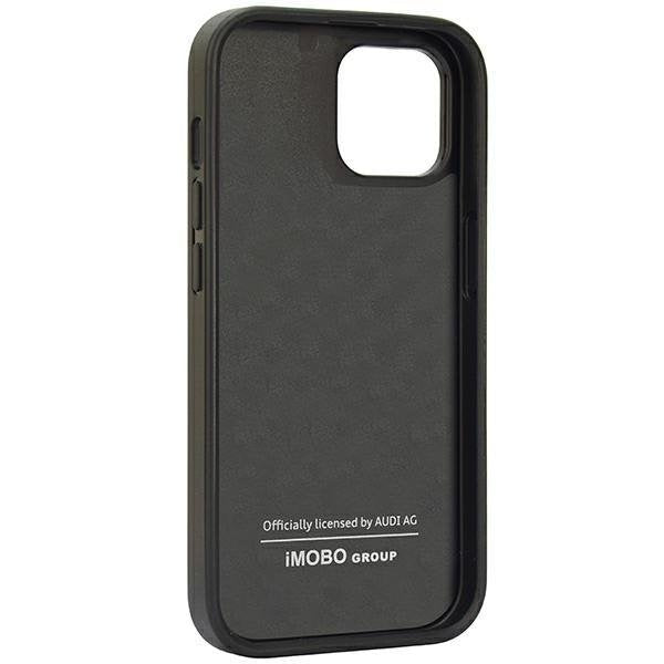 Кейс Audi Carbon Fiber Stripe за iPhone 14 6.1 черен / черен