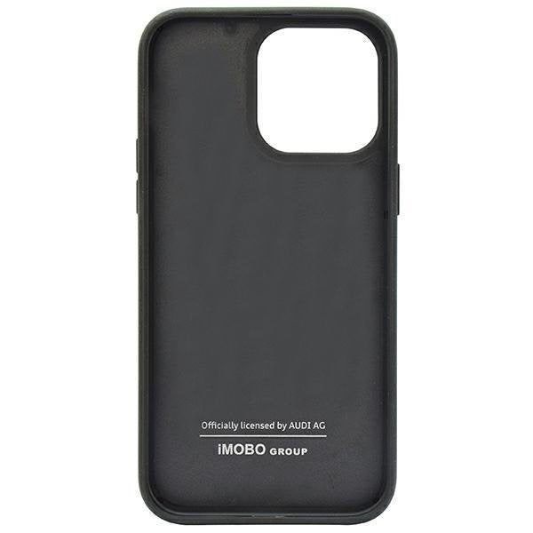 Кейс Audi Carbon Fiber Stripe за iPhone 14 Pro 6.1 черен /