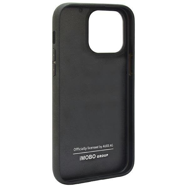 Кейс Audi Carbon Fiber Stripe за iPhone 14 Pro Max 6.7 черен